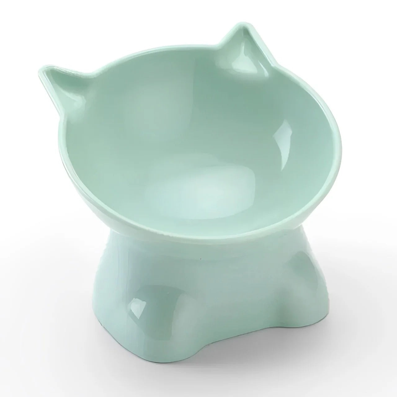 Elevated Cat Food Bowl for Indoor Cats, Raised Cat Feeding Bowl with Ergonomic Height, Anti-Spill Pet Bowl for Comfortable Daily Mealtime