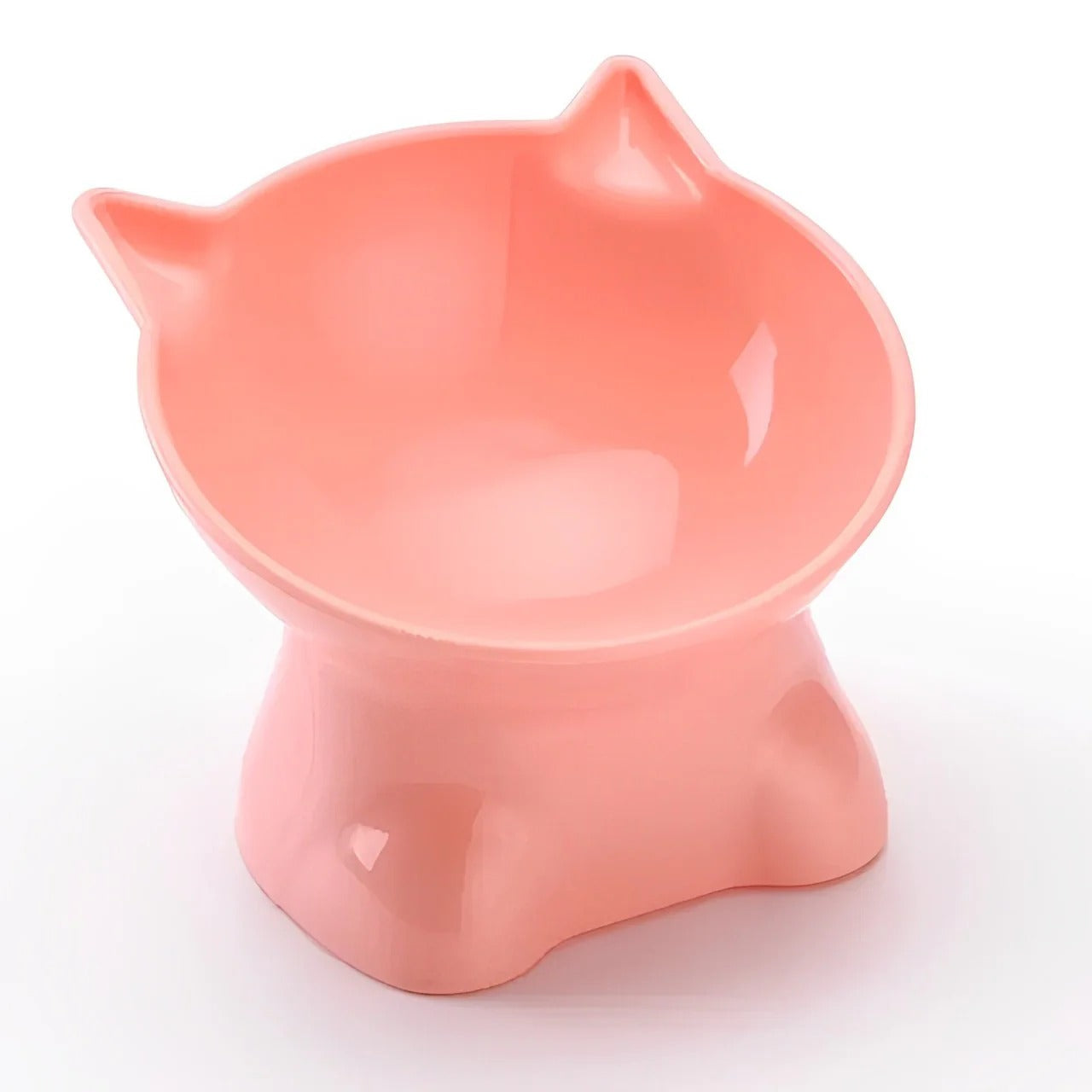 Elevated Cat Food Bowl for Indoor Cats, Raised Cat Feeding Bowl with Ergonomic Height, Anti-Spill Pet Bowl for Comfortable Daily Mealtime