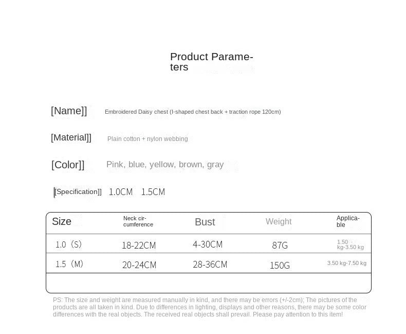 Adjustable Cat and Dog Leash Set with Chest and Back Harness, Anti-Loss Pet Walking Rope, Breathable Summer Mesh Fabric, Anti-Strangulation and Secure Walking Leash for Cats and Dogs