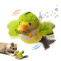 Interactive Flapping Bird Cat Toy with 500mAh Rechargeable Battery, Lifelike Chirping & Fluttering Wings for Indoor Cats and Playful Kittens, Stimulates Hunting Instincts and Encourages Active Play